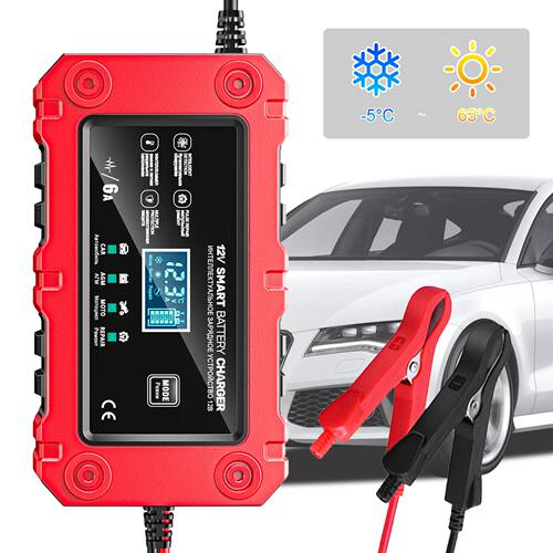 6A 12V Car Battery Charger Battery Maintainer Trickle