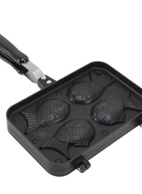 Kitchen Japanese Taiyaki Double Fish Shaped Hot Dessert