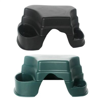 Plastic Reptile Hideout Cave Box with Basin Shelter House