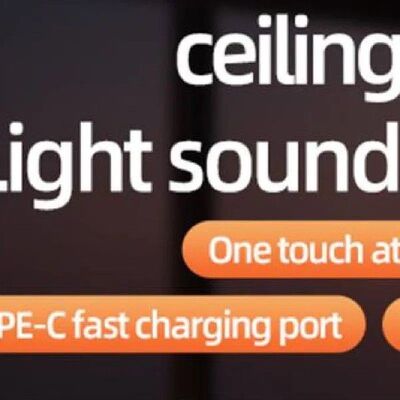 Portable Ceiling Fan with 3 Speeds Timer Wireless Tent Fan