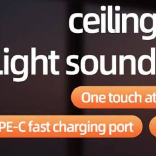 Portable Ceiling Fan with 3 Speeds Timer Wireless Tent Fan