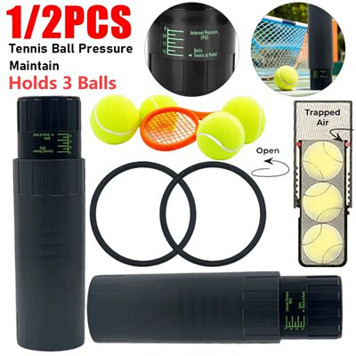 1/2PCS Tennis Ball Pressure Maintain Repair Container
