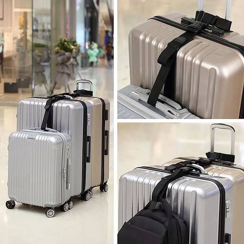Luggage Straps For Suitcases Metal Spring Clips Nylon