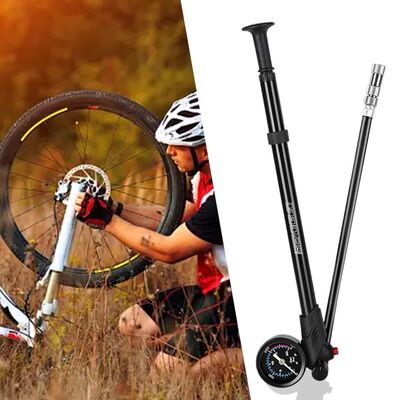 300PSI Bicycle Pump with Gauge Bike Tire Air Pump Fits  &