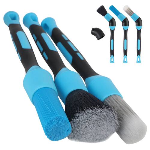 3PCS Car Interior Detail Cleaning Brush Wheel Rims Clean