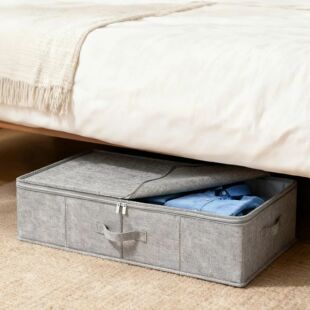 2pcs 10cm thin Clothes Box Ultra Storage Bed Under High