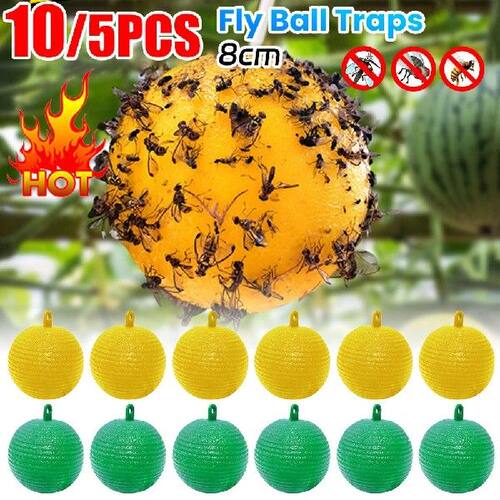 8cm Hanging Ball Fruit Fly Traps Insect Fly Catcher