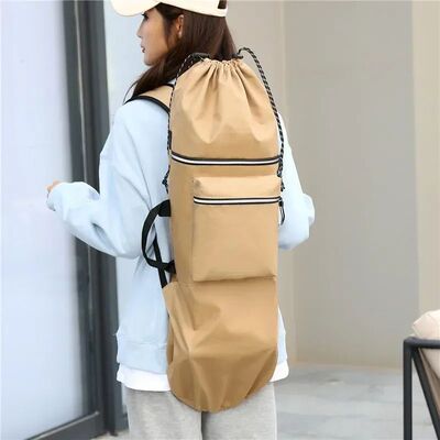 Skateboard Bag Double Rocker Lightweight Waterproof Yoga