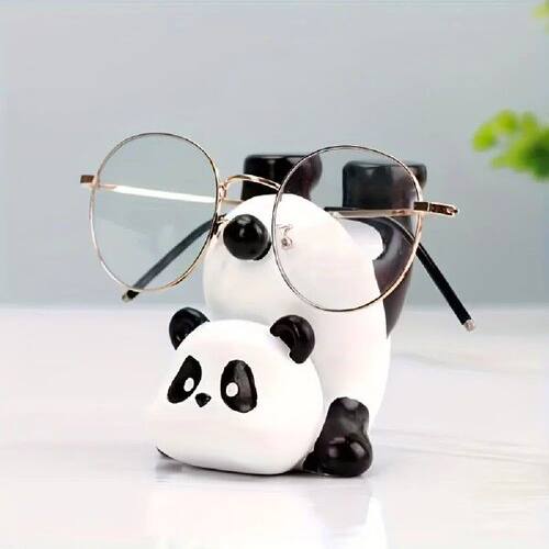 Upside Down Panda Glasses Holder Cute Resin Animal Eyeglass