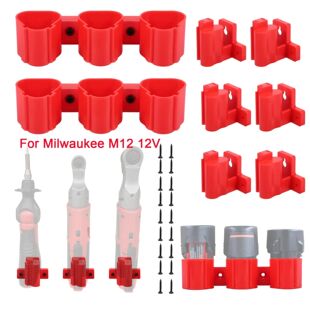 Tool Holders and Battery Holder Compatible Milwaukee M12
