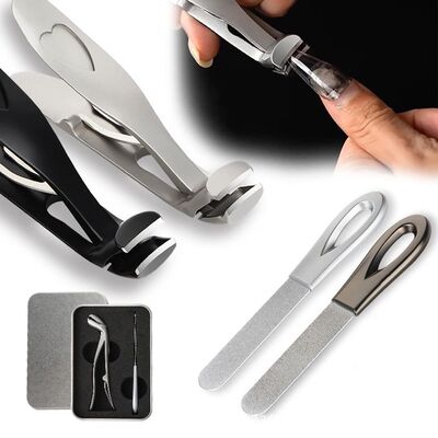 Sainless Steel Nail Clippers Professional Nail Cutter Wide