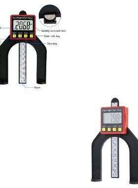 Mini Digital Height Gauge Table Depth Measuring Rule Router