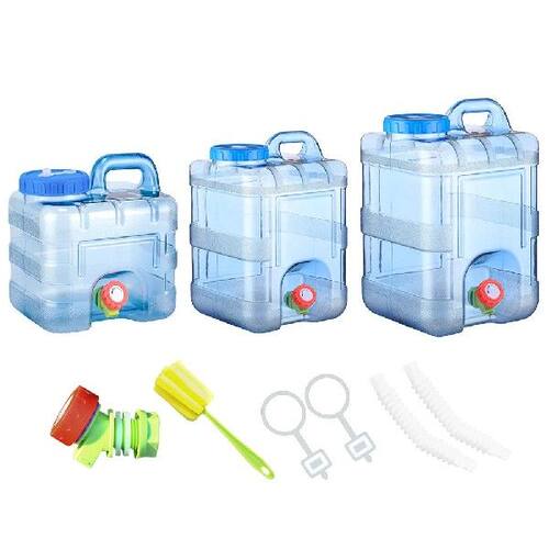 7.5/10/15L Water Carrier Tank Portable Water Storage Bucket