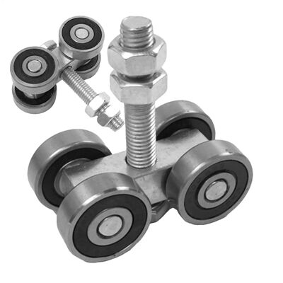 Barn Door Rollers 4 Wheel Trolley Assembly Roller Heavy