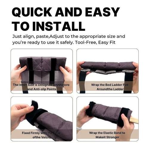 Industrial Tools 4PC Quilted Bunk Bed Ladder Pads ,10