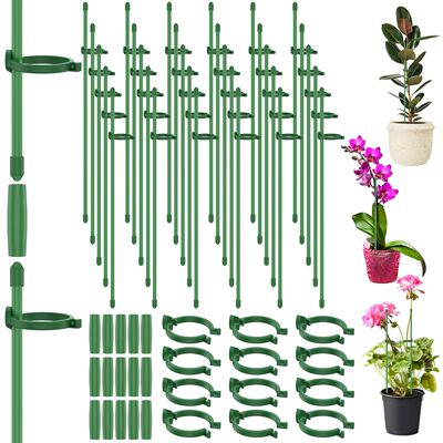 5/30Pcs Adjustable Plant Support Stakes Plant Climbing pole