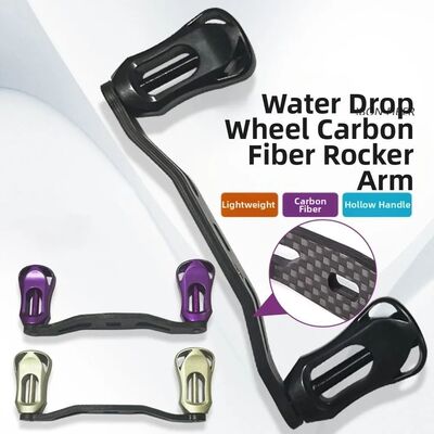 Carbon Fiber Baitcasting Reel Handle Metal Knob 8*5mm Screw