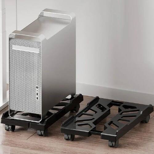 Mobile CPU Stand Mobile Computer Tower Stand with 4 Caster