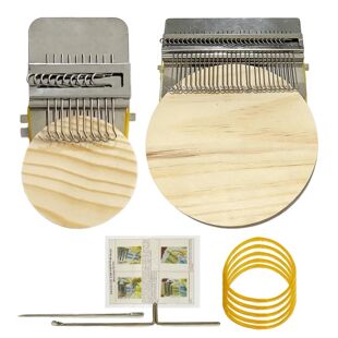 Weaving Beginner Maker Portable Knit Kit Set Patch