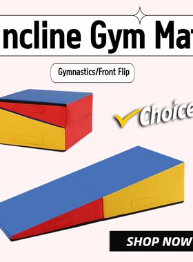 Foldable Gymnastics Training Equipment Gymnastics Wedge Mat