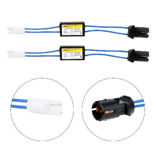 OCB Load Resistor 2Pcs Car LED Decoder T10 12V Warning