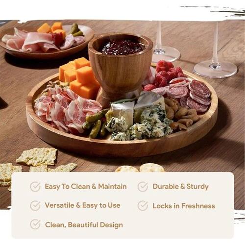 Industrial Tools Wood Cake Stand - Holder, Holiday Hosting