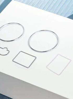 Silver Chrome Speedometer Dash Rings Bezel Trim Chrome