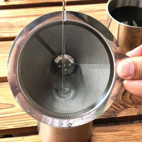 Cone Coffee Drip Filters 304 Stainless Steel Double-layer