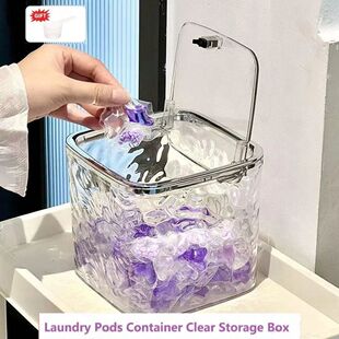 Container Large with Storage Detergent Capacity Laundry