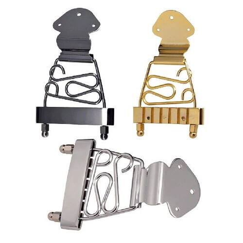 Trapeze Tailpiece Bridge Wired Frame For 6 String Archtop
