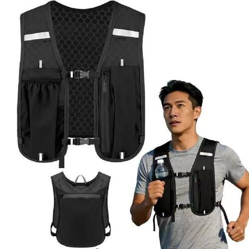 Running Hydration Vest for Women and Men, Water-Resistant,