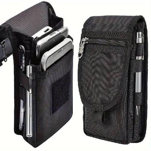 Mobile Phone Bag Casual Waist Bag Pen Insertion Bag Flip