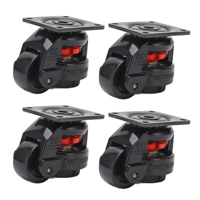 4pcs Level Adjustment Caster GD?60F Heavy Duty Industrial