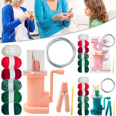 Hand-Cranked Rope Braiding Machine DIY Colorful Woven Rope