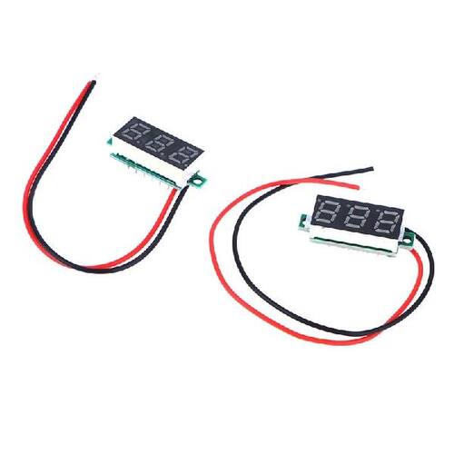 DC5-30V Voltage Meter 0.28 Inch LED Digital Voltmeter Auto