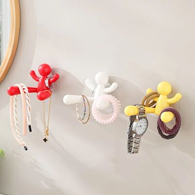 Hair Accessory Hook Key Holder for Wall Self-Adhesive
