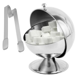 Bowl Candy Stainless Sugar Top Spherical Roll Steel with