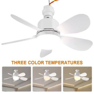 Ceiling Fan With Lamp Modern Silent Ceiling Fan 30/40W 3