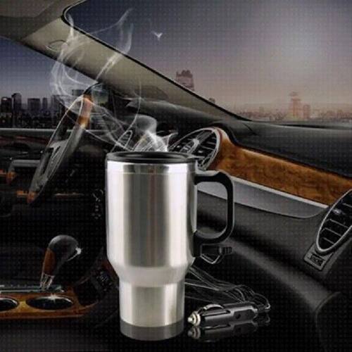 12V 450ML Car Interior Steel Stainless Coffee Bottle Water