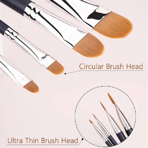 Flat Round Ultra thin Foundation Concealer Makeup Brush