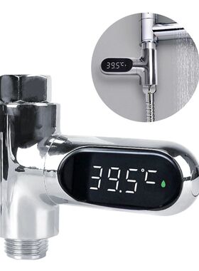 Home Shower Faucets Water Thermometer Electricity LED
