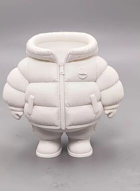 1pc Cute Down Jacket-Shaped Pen Holder, 2 Color options,