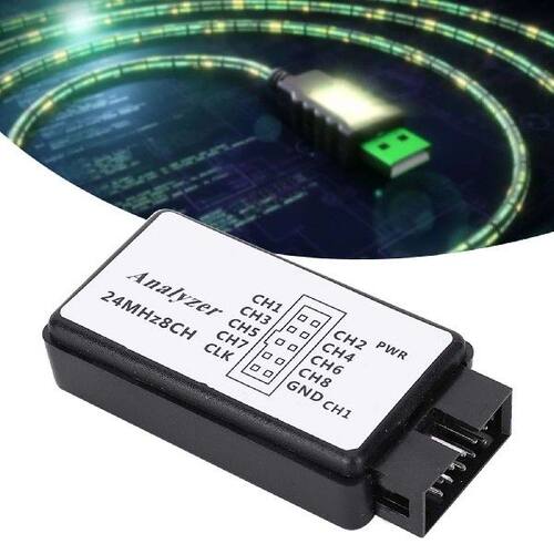 USB Logic Analyzer Device Set Mini Digital  Size 8 Channel