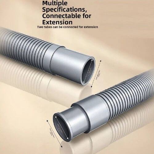 Flexible Washing Machine Drain Hose Kit With Adapter