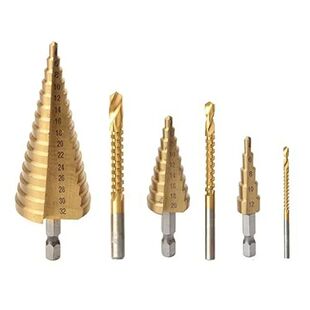 set PCS Coated New Drill Titanium Set Including Bit