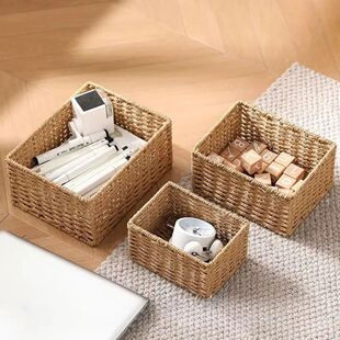 Woven Capacity Large Reusable Basket Handmade Storage New