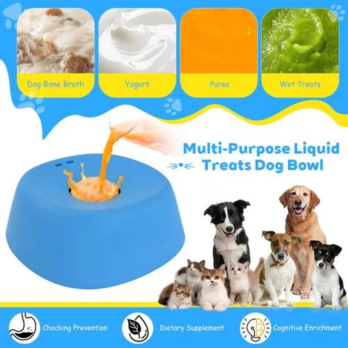 Pet Slow Feeder Ball Lick Bowl – A Non-slip Interactive