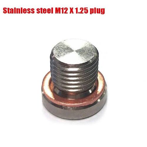 M12 X 1.25 O2 Oxygen Lambda Sensor Blanking Plug Cap Bung