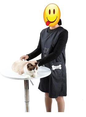 Pet Groomer Apron Waterproof Nylon Pocket Vest Professional