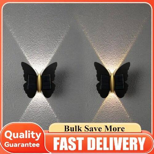 Butterfly Solar Wall Light Solar Powered Wall Light Motion